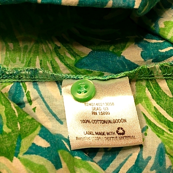 EUC~LAURA SCOTT Woman~Gorgeous Plus Size Button Down Cotton Top~20\22W - Picture 14 of 15